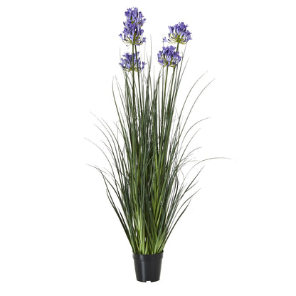 Large Blue Agapanthus Plant In Pot Artificial Flower H120cm