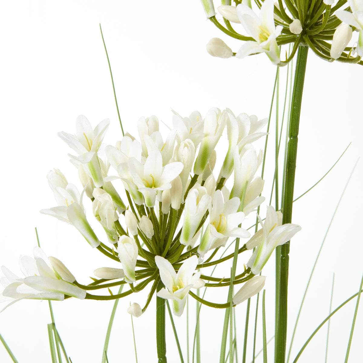 White Agapanthus Plant In Pot Artificial Flower H90cm detail