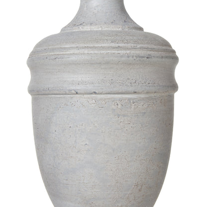 Lentia urn table lamp weathered white finish detail