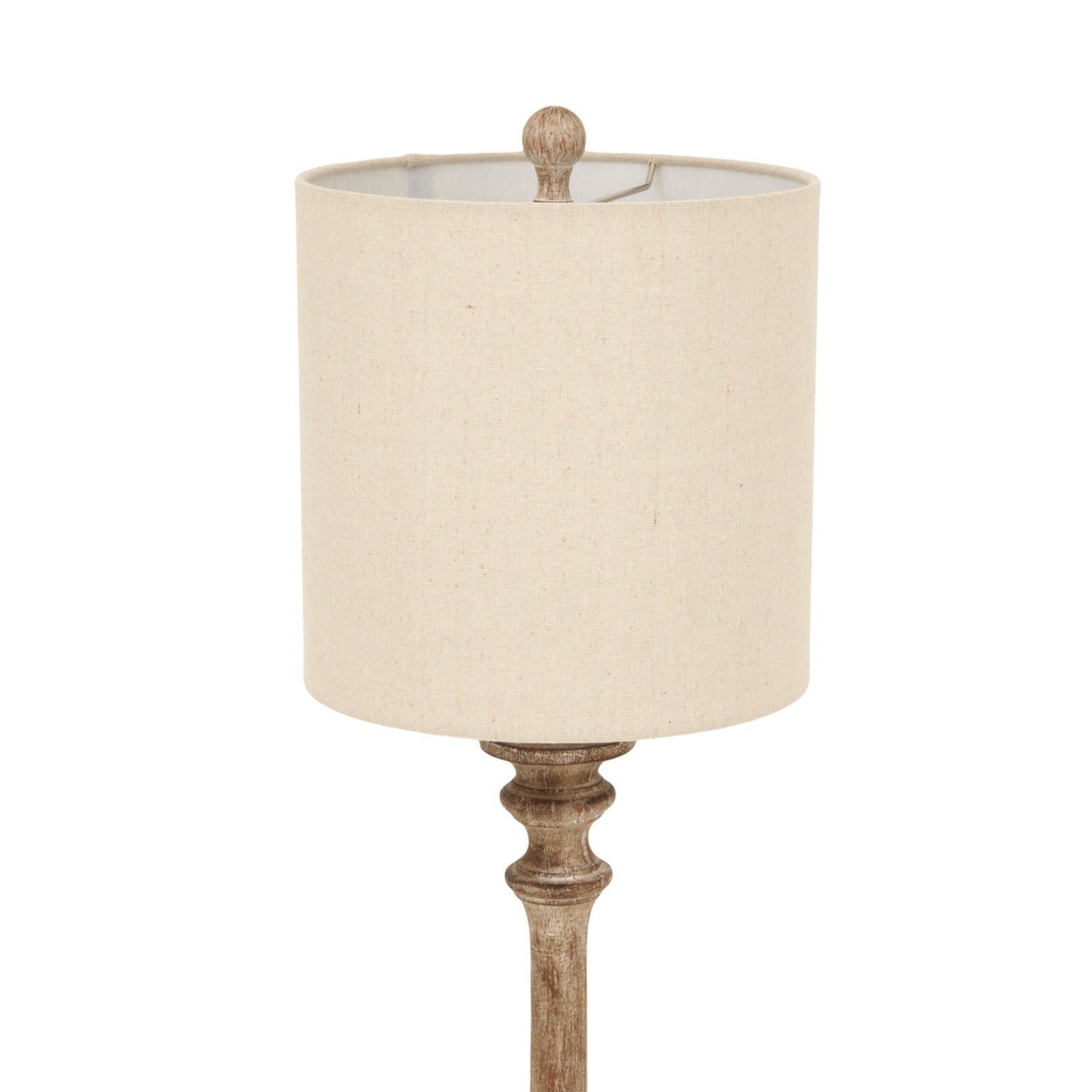Pallido candlestick table lamp styled in a hallway