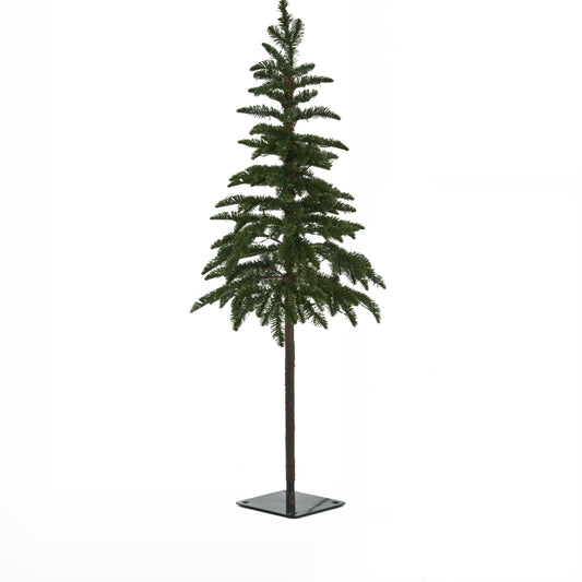 Medium Green Woodland Pre-Lit 200 LED Christmas Tree