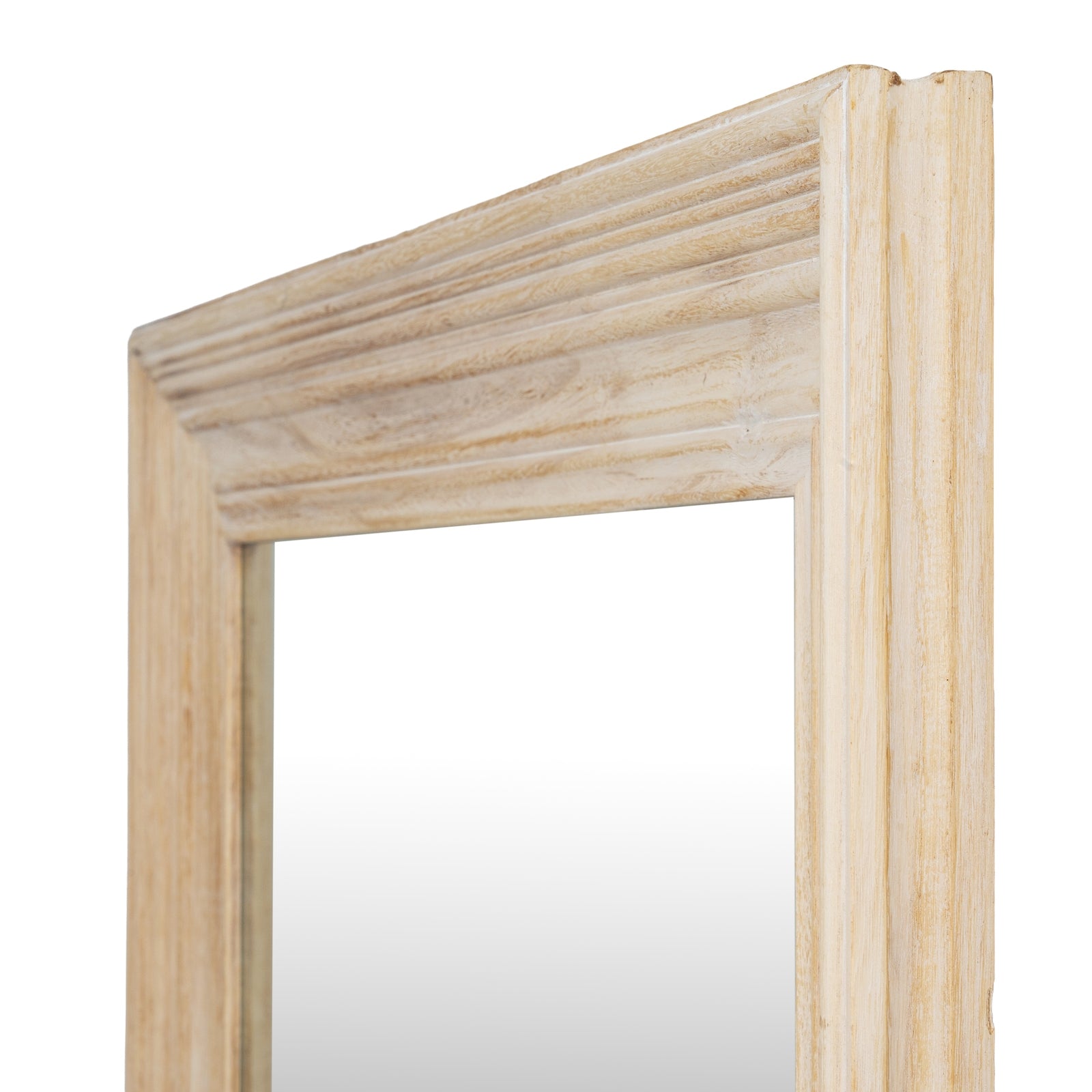 Washed Wood Large Mirror - detail