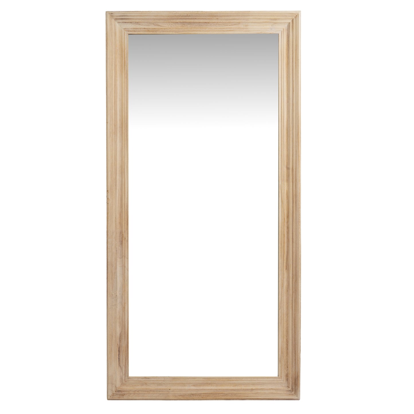 Washed Wood Large Framed Rectangular Wall Mirror 180x90cm