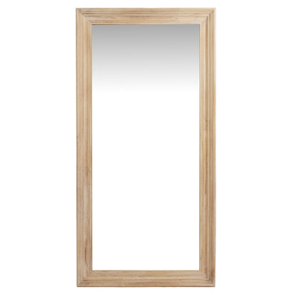 Washed Wood Large Framed Rectangular Wall Mirror 180x90cm
