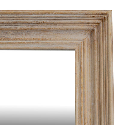 Washed Wood Medium Mirror - angle