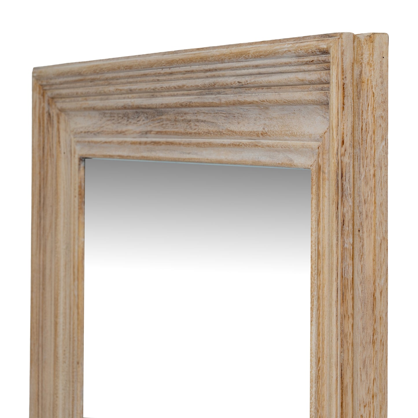 Washed Wood Medium Mirror - detail