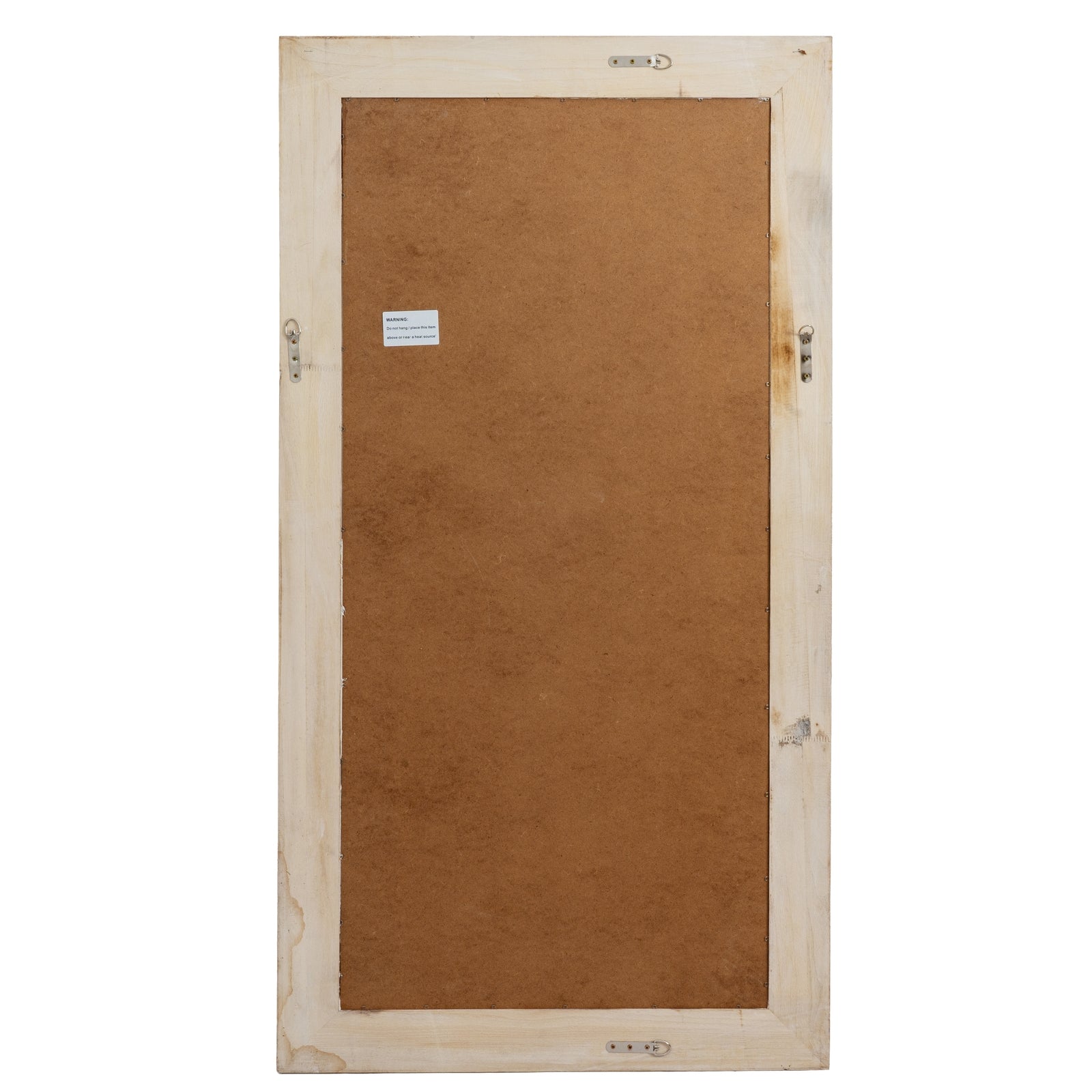 Washed Wood Framed Mirror - lifestyle