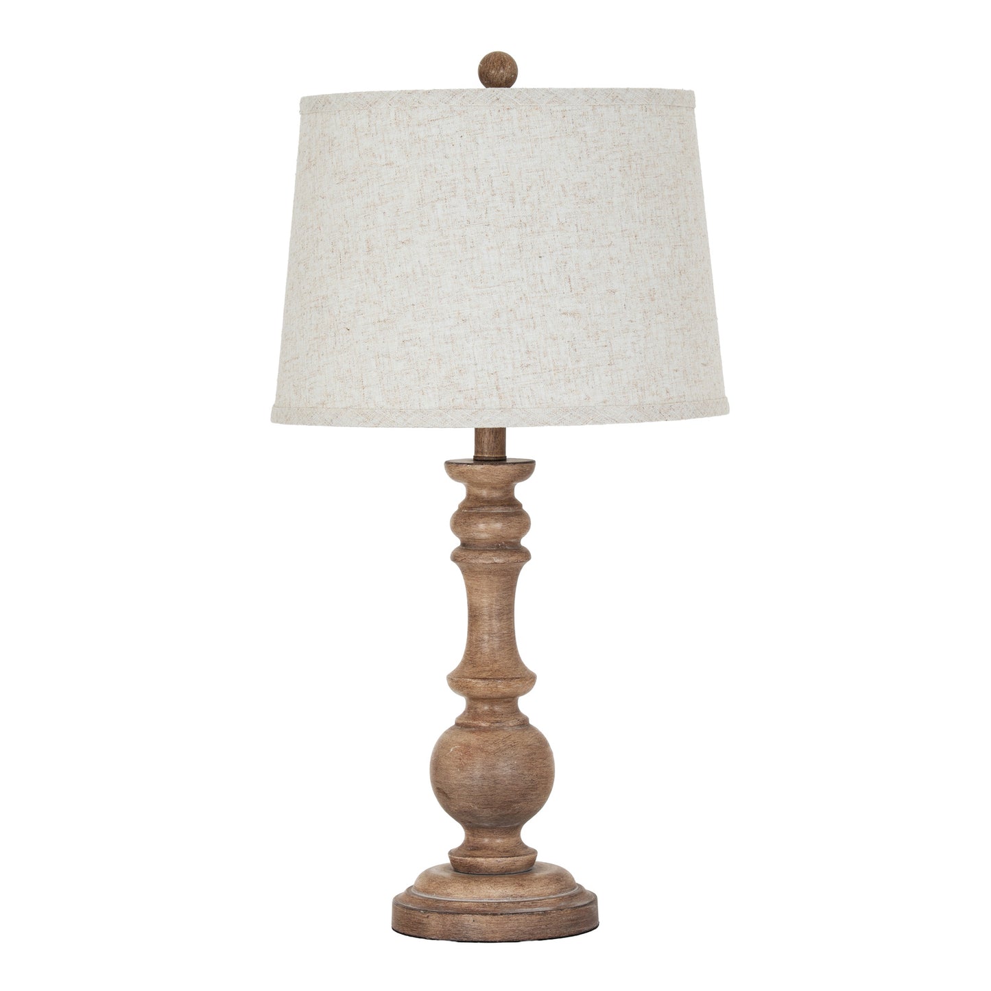 Seraphia table lamp styled in a hallway