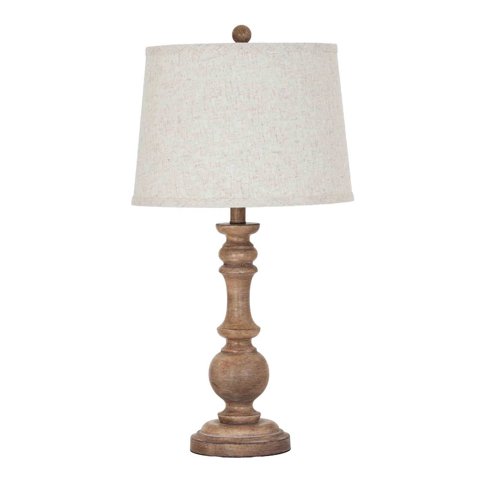 Seraphia table lamp styled in a hallway