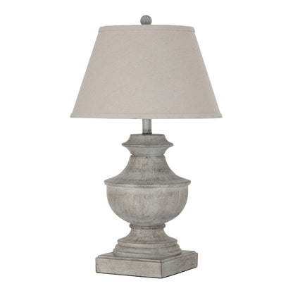 Montara table lamp styled on a bedroom chest