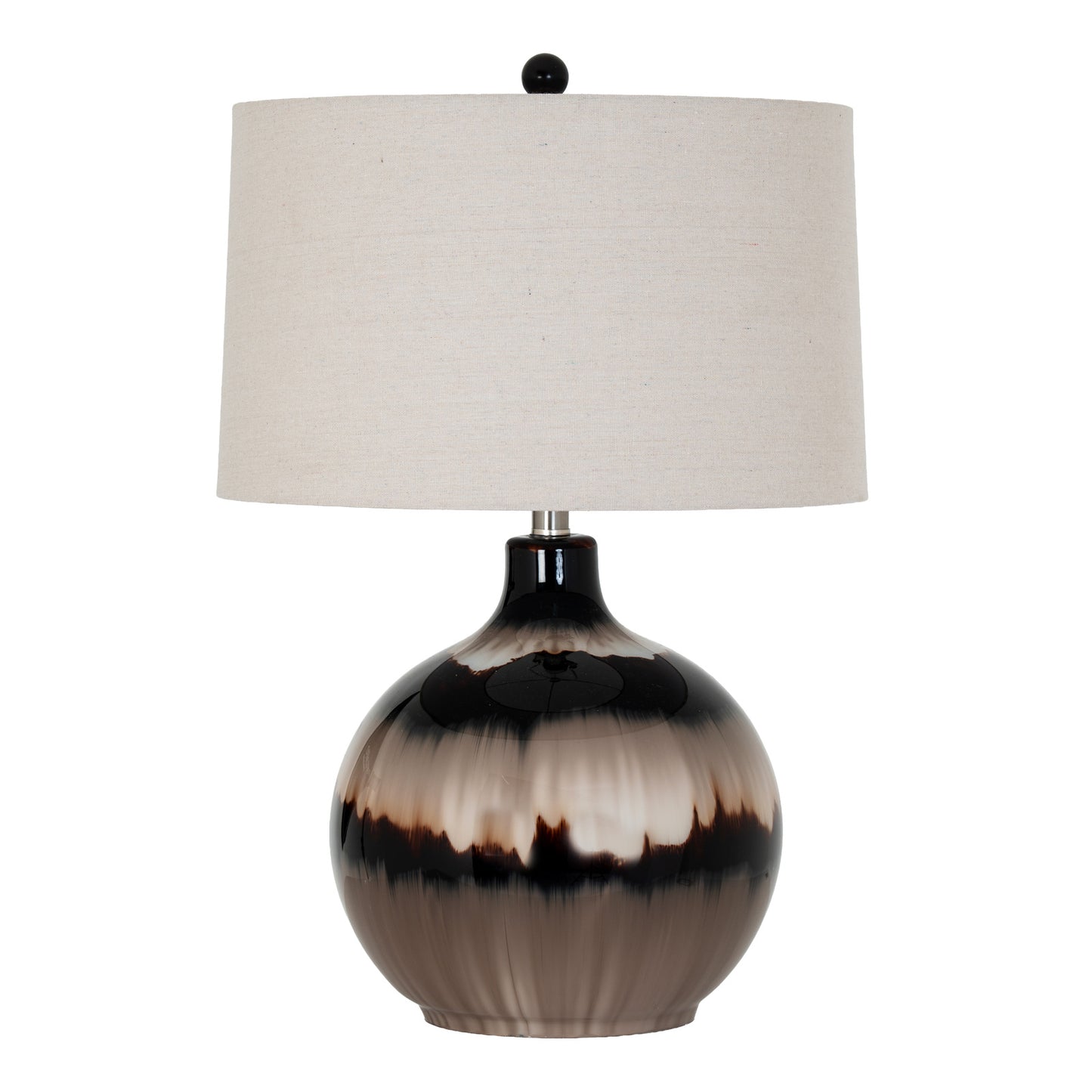 Sepia Shadows table lamp styled on a hall console