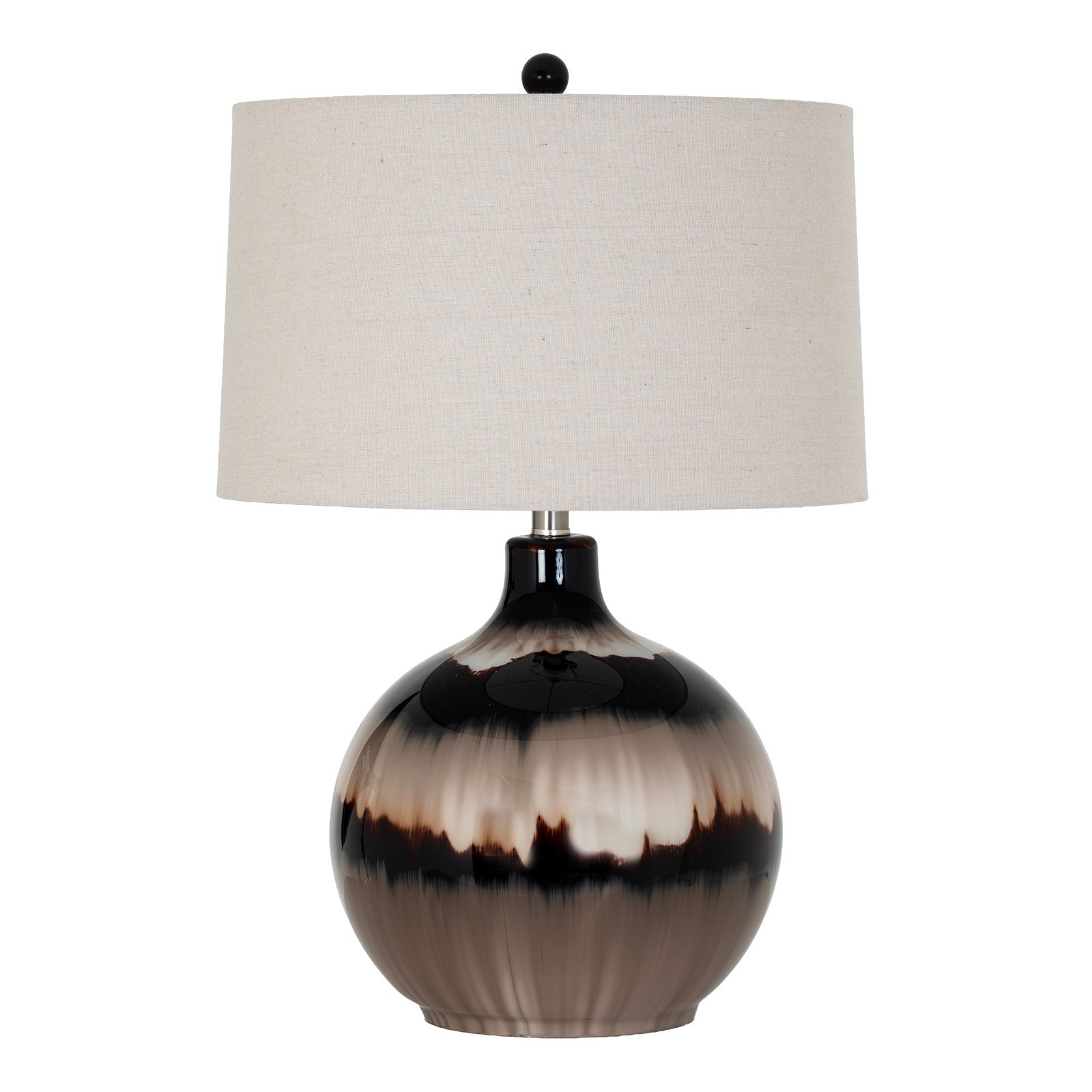 Sepia Shadows table lamp styled on a hall console