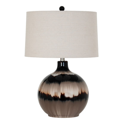 Sepia Shadows table lamp styled on a hall console