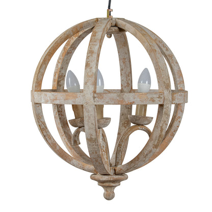 Solara orb pendant interlaced band construction detail