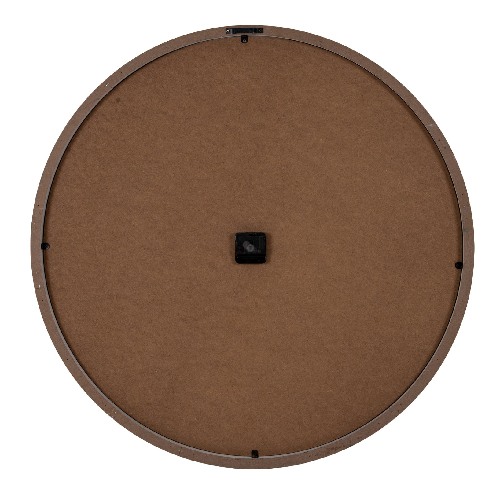 Large Grey Glass-Fronted Wall Clock - detail