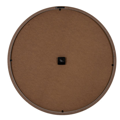 Large Grey Glass-Fronted Wall Clock - detail