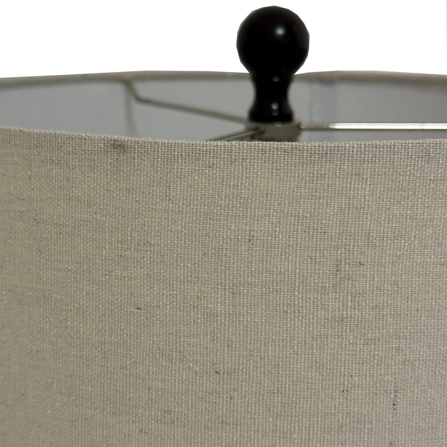 Sepia Shadows squat lamp styled on a low sideboard
