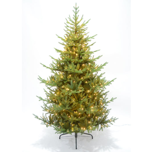 Green Spruce 7ft Pre-Lit 500 LED Christmas Tree