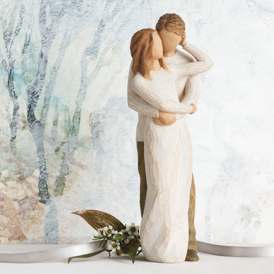 Willow Tree Together Figurine | Partners in Love and Life | Hand-Painted Resin | 23cm | Enesco