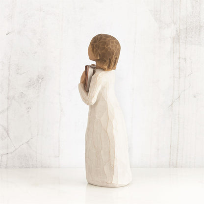 Willow Tree Love of Learning Figurine | Graduation and Teacher Gift | Hand-Painted Resin | Enesco | New