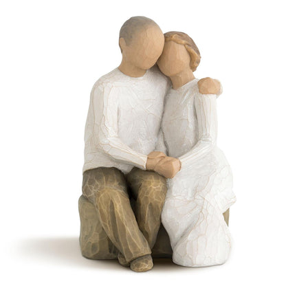 Willow Tree Anniversary Figurine | Couple Embrace | Hand-Painted Resin | Enesco | New
