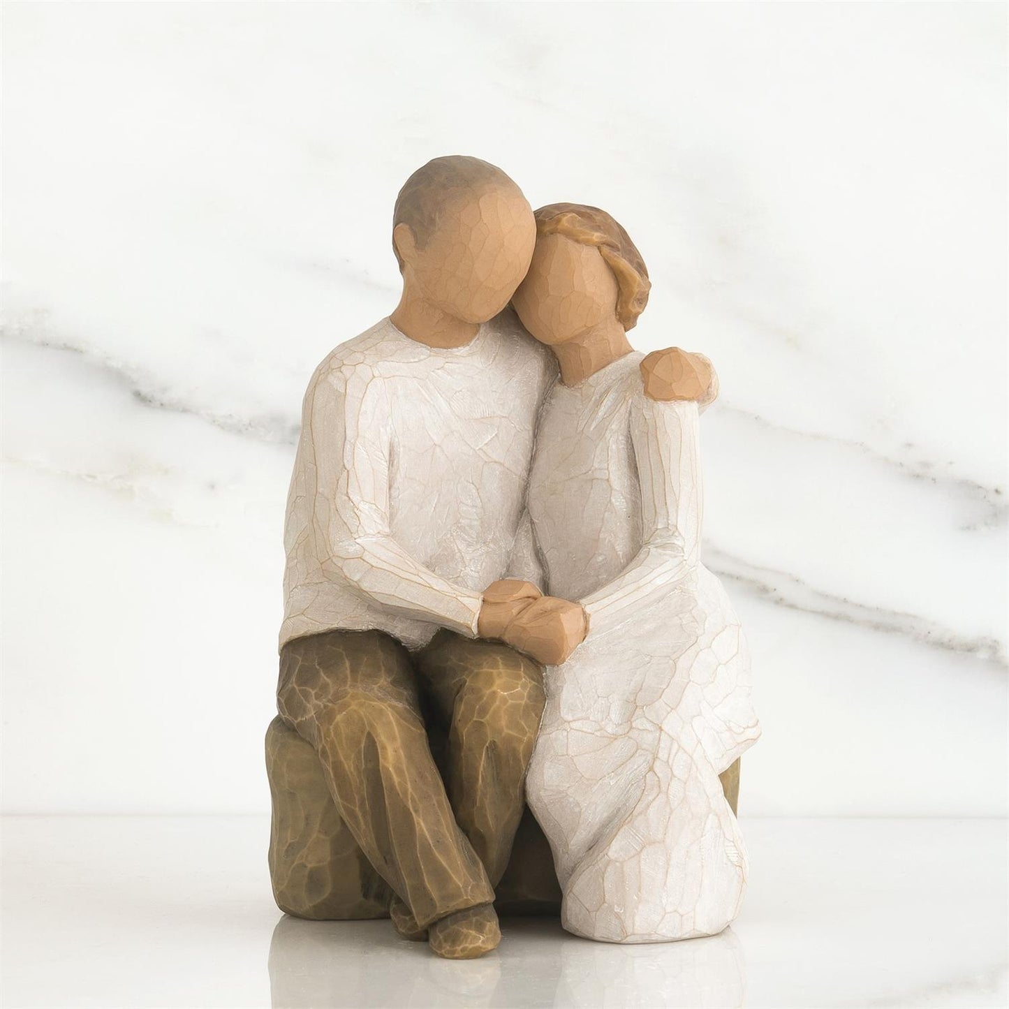 Willow Tree Anniversary Figurine | Couple Embrace | Hand-Painted Resin | Enesco | New