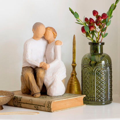 Willow Tree Anniversary Figurine | Couple Embrace | Hand-Painted Resin | Enesco | New