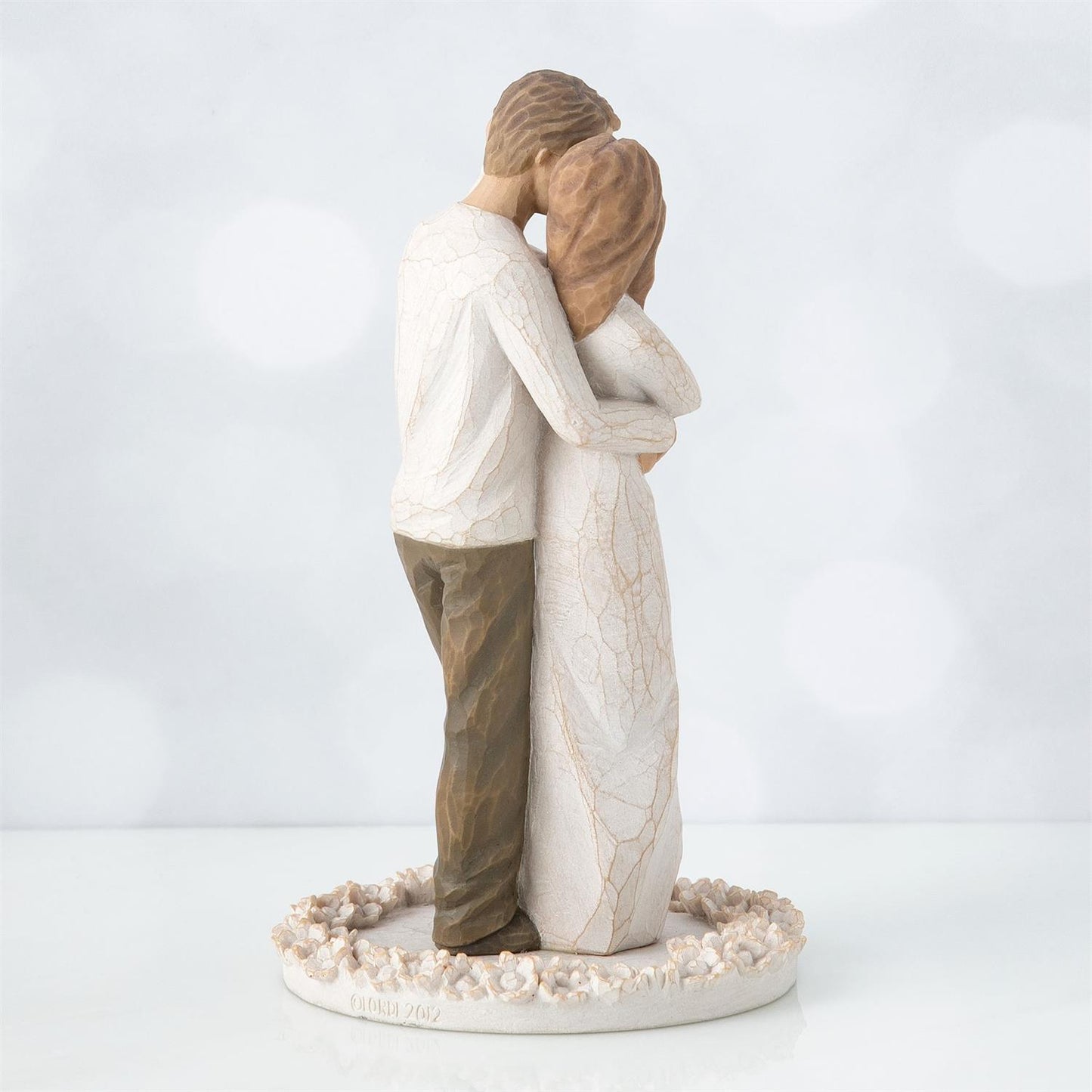 Willow Tree Together Figurine | Couple in Love Cake Topper | Hand-Painted Resin | 23cm | Enesco | New