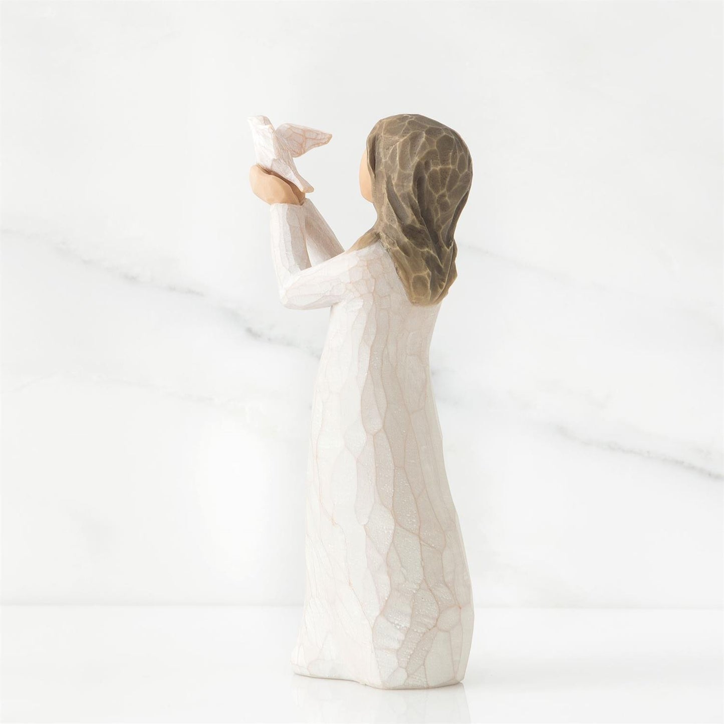 Willow Tree Soar Figurine | Figure with Bird | Hand-Painted Resin | Enesco | New