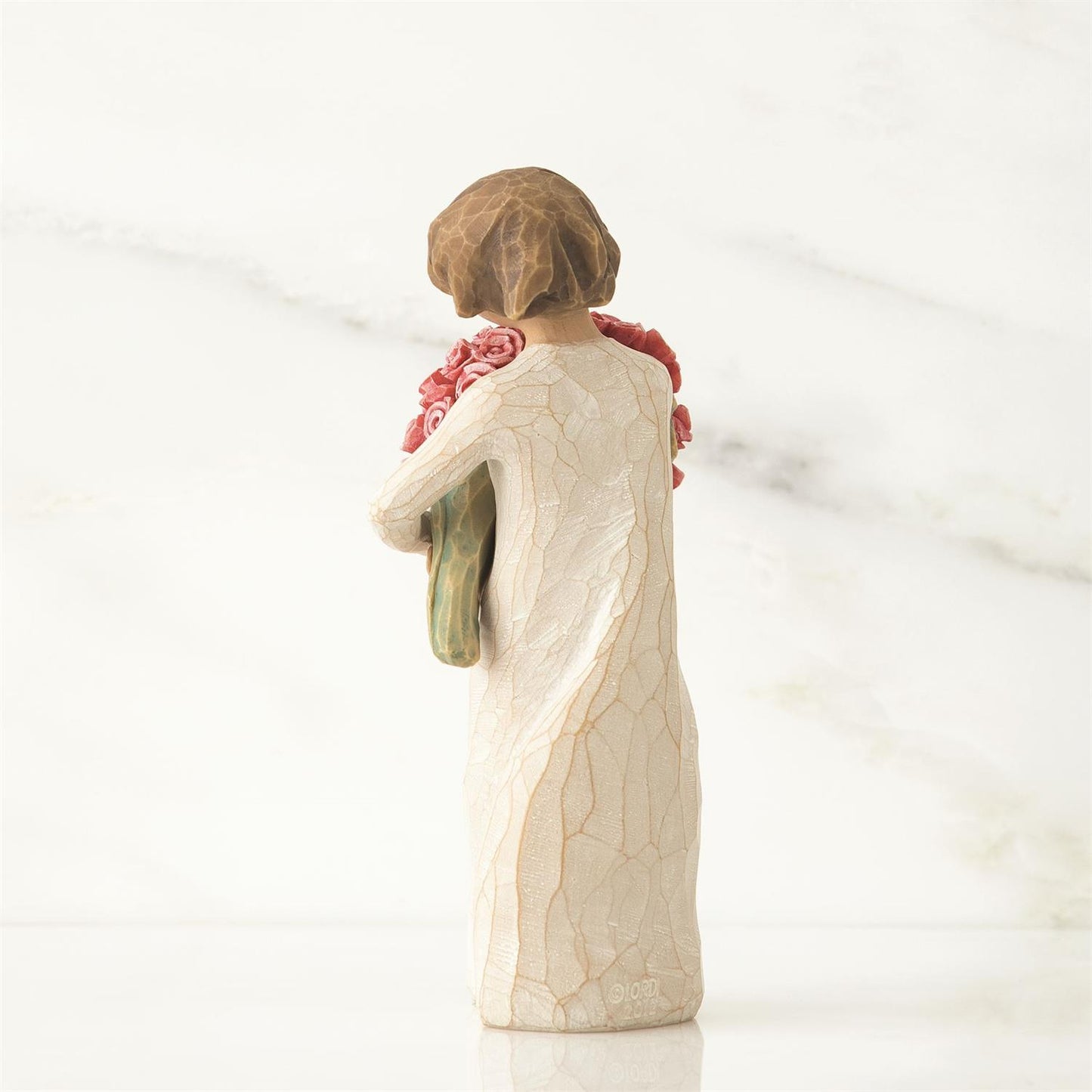 Willow Tree Abundance Figurine | Bouquet of Roses | Hand-Painted Resin | 14cm | Enesco | New