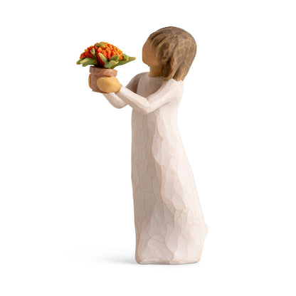 Willow Tree Little Things Figurine | Figure with Butterfly | Hand-Painted Resin | Enesco | New