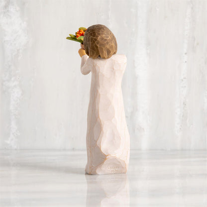 Willow Tree Little Things Figurine | Figure with Butterfly | Hand-Painted Resin | Enesco | New