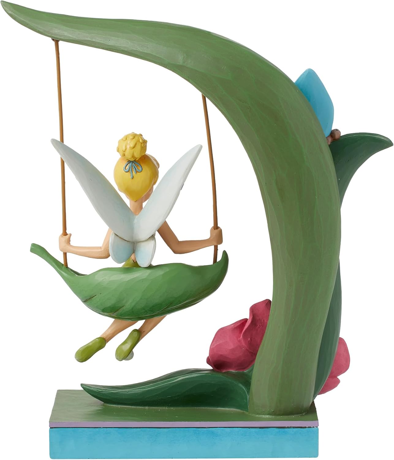 Disney Traditions Tinker Bell on Swing Suspended in Springtime Musical Figurine | Jim Shore | New