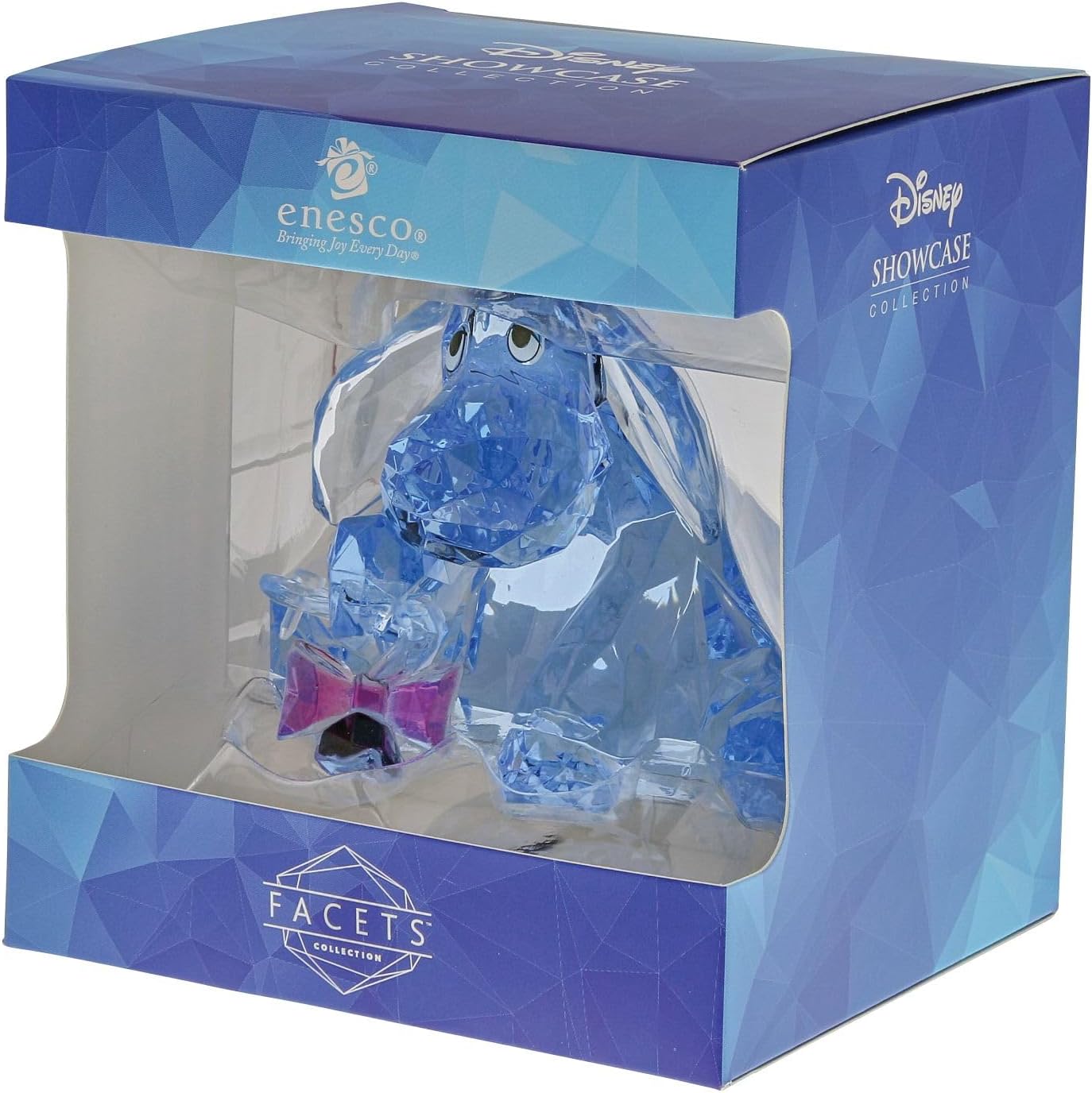 Enesco Disney Facets Eeyore Figurine | Cut Crystal Acrylic | 7.5cm | MPN 6009877 | New