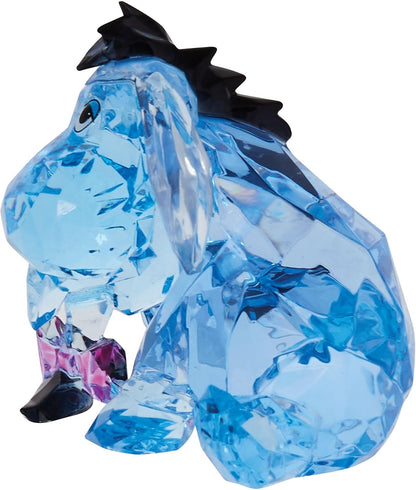 Enesco Disney Facets Eeyore Figurine | Cut Crystal Acrylic | 7.5cm | MPN 6009877 | New