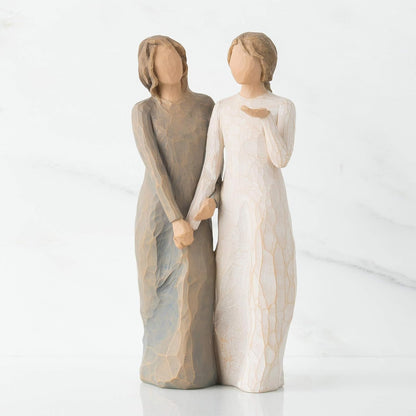 Willow Tree My Sister My Friend Figurine | Two Sisters | Hand-Painted Resin | 20cm | Enesco | New