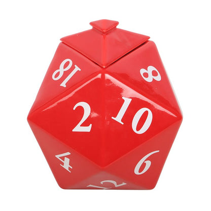 D20 Gaming Dice Shaped Oil Burner | Ceramic | Gamer Gift | Tealight | New