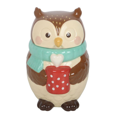 Oliver Owl Oil Burner | Ceramic | Woodland Decor | Tealight Holder | New