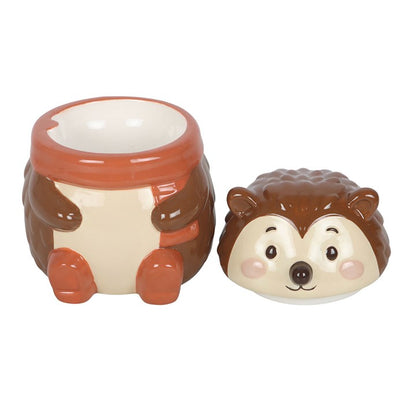 Hazel Hedgehog Oil Burner | Ceramic | Woodland Decor | Tealight Holder | New