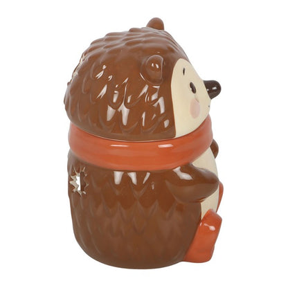 Hazel Hedgehog Oil Burner | Ceramic | Woodland Decor | Tealight Holder | New