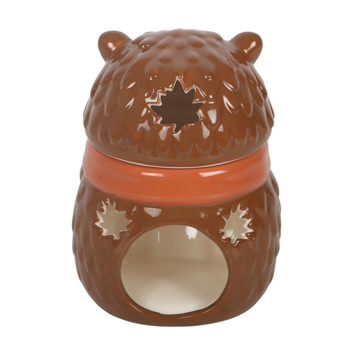 Hazel Hedgehog Oil Burner | Ceramic | Woodland Decor | Tealight Holder | New