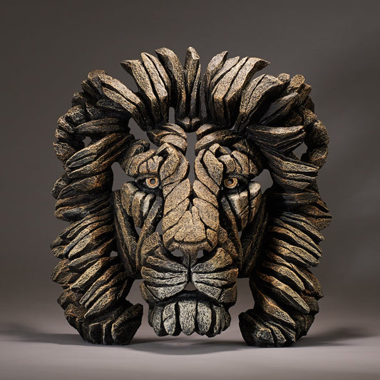 EDGE SCULPTURE Lion Bust (Savannah) EDB09 43cm