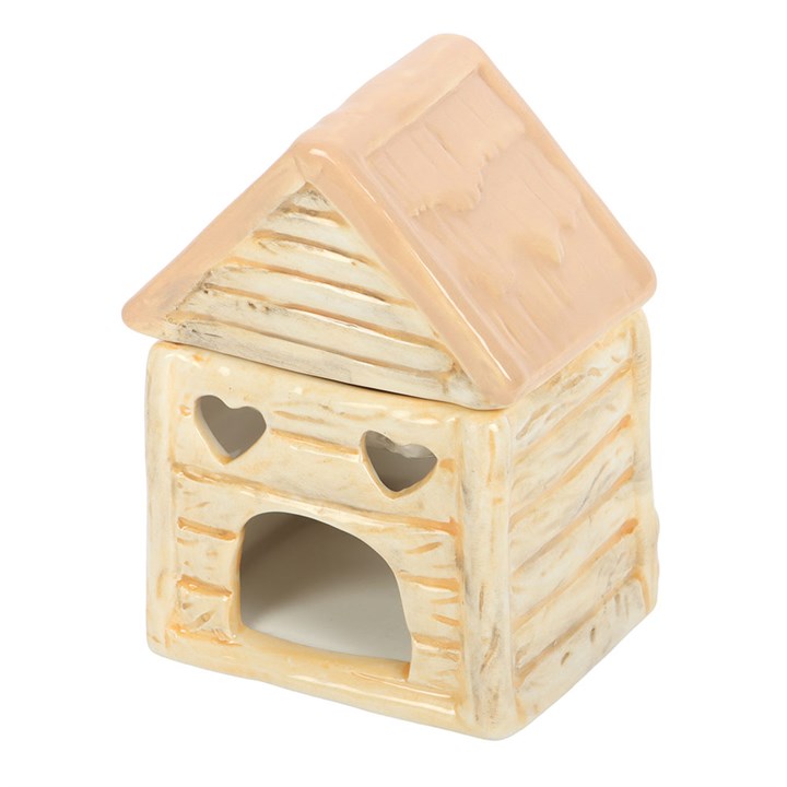 Hen House Oil Burner | Ceramic | Heart Cut-Out | Farmhouse Decor | New