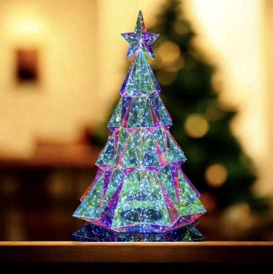 Starlightz Christmas Tree LED Lamp | Holographic Iridescent | 50cm | USB | New