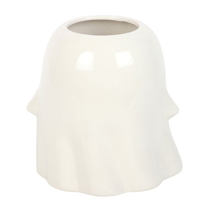 Groovy Ghost Flower Vase | Ceramic | Halloween Home Decor | New