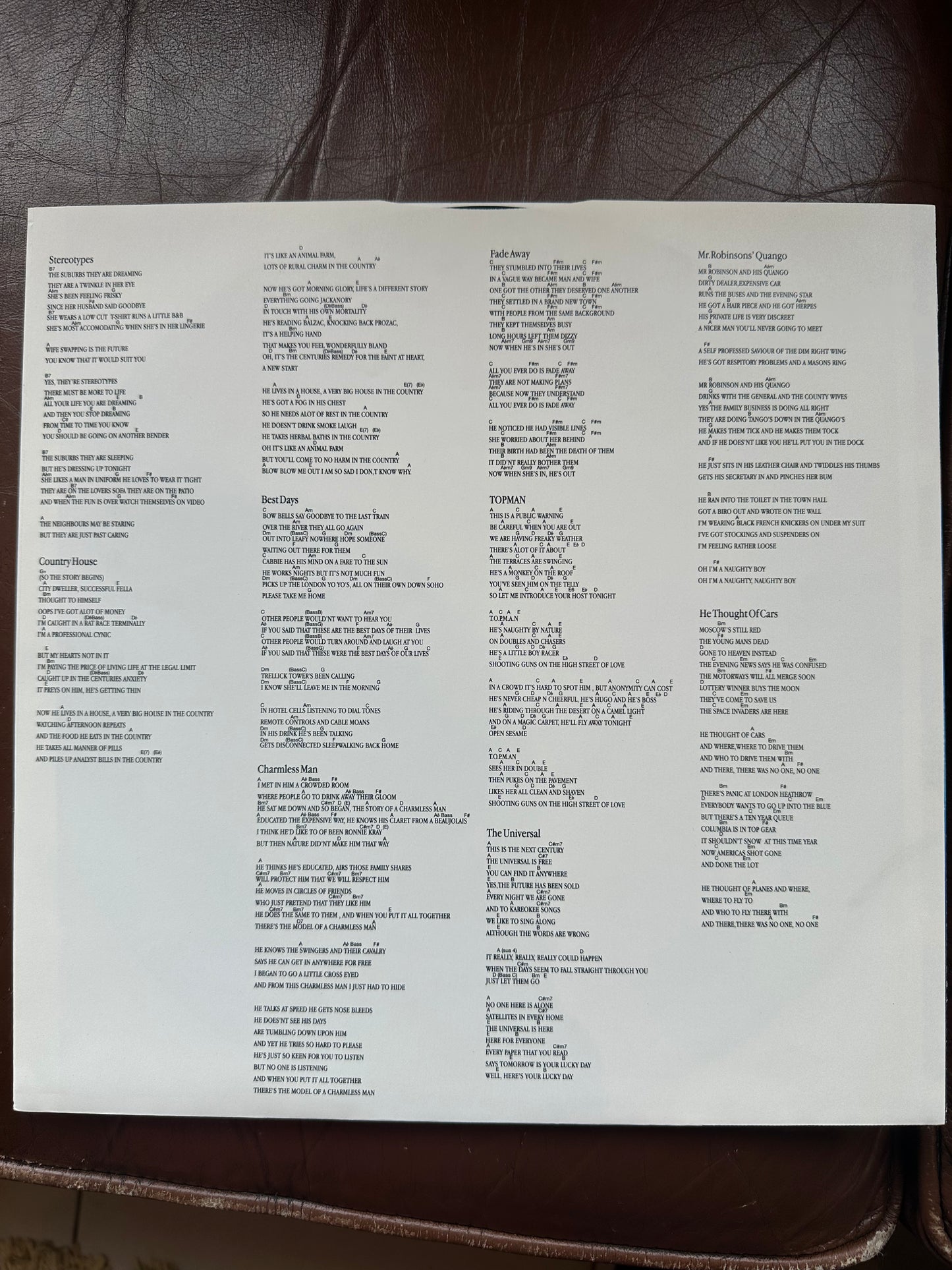 Blur The Great Escape | Vinyl LP | Food | Britpop | Second Hand