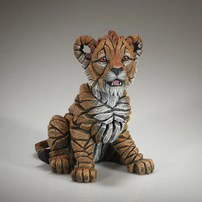 Edge Sculpture Lion Cub Figure | ED46 | 21.8cm | Cold Cast Polystone | New