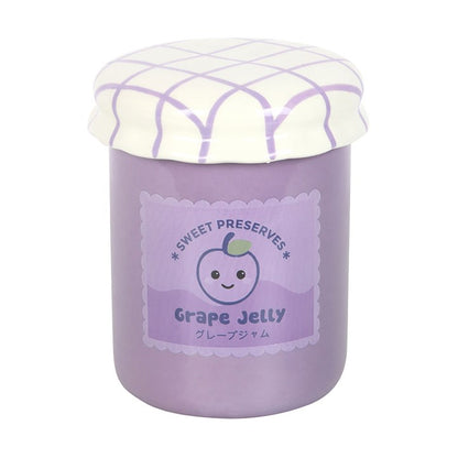 Grape Jelly Jar Oil Burner & Wax Warmer | Kawaii Ceramic | Removable Lid | New
