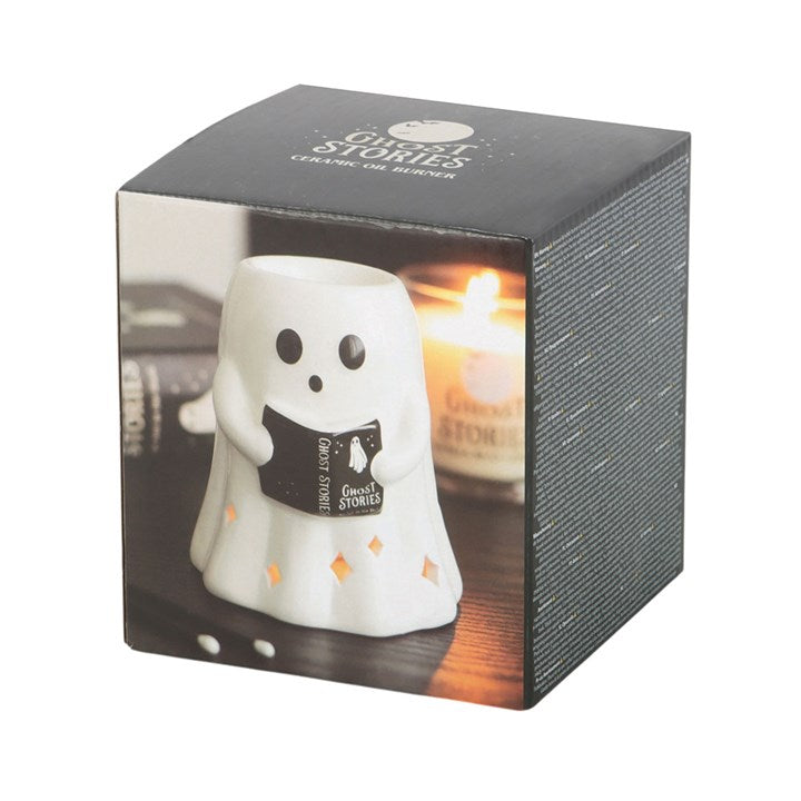Ghost Stories Oil Burner | Ceramic | Halloween & Gothic Decor | Tealight | New