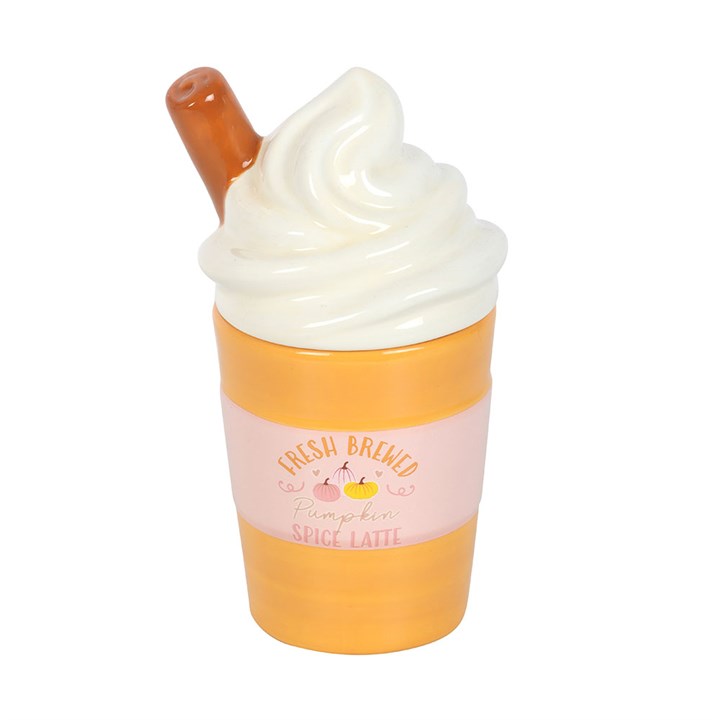 Pumpkin Spice Latte Oil Burner & Wax Warmer | Novelty Ceramic | Autumn | New
